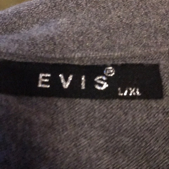 Pretty grey sweater with double ruffle detail L/XL - Picture 5 of 6